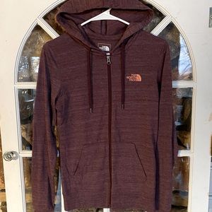 North Face Lightweight Zip-up Hoodie